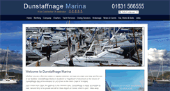 Desktop Screenshot of dunstaffnagemarina.co.uk